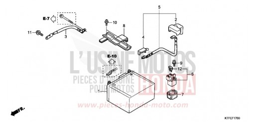 BATTERIE SH125C de 2012